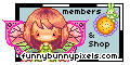 logo funny bunny pixels